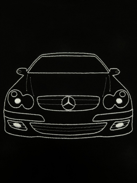 Koszulka z haftem pojazdu